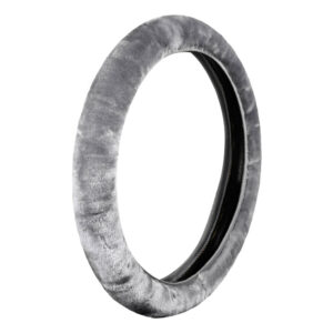 Lampa Κάλυμμα Τιμονιού Αυτοκινήτου Fancy Flush με Διάμετρο 36-42εκ. Συνθετικό Γκρι