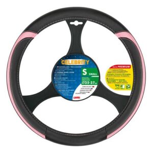 Lampa Κάλυμμα Τιμονιού Αυτοκινήτου Celebrity με Διάμετρο 35-37εκ. Συνθετικό Ροζ