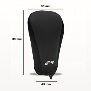 Simoni Racing Κάλυμμα για Πόμολο Ταχυτήτων Μικροφίμπρα Μαύρο Κωδικός: SRGKC