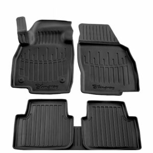 Race Axion Σετ Μπροστινά και Πίσω Πατάκια 5τμχ Τύπου Σκαφάκι για Opel Corsa / Mokka Citroen DS3 2008 Μαύρα Κωδικός: 5016245/ST