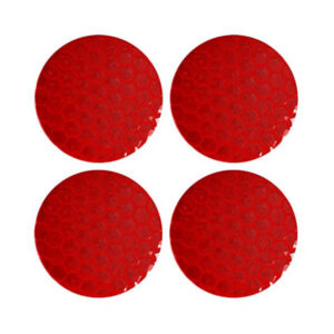 Simoni Racing Αυτοκόλλητα Προστατευτικά Αυτοκινήτου Reflective 3cm σε Κόκκινο Χρώμα 4τμχ Κωδικός: SRRRS