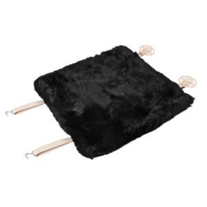Lampa Comfort Max Μαξιλάρι Αυτοκινήτου Sheepskin Μαξιλαράκι Καθίσματος Γούνινο Μαύρο 45x45cm σε Μαύρο Χρώμα Κωδικός: L5424.4