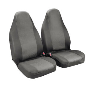 Lampa Σετ Καλύμματα Αυτοκινήτου 2τμχ Πολυεστερικά Γκρι