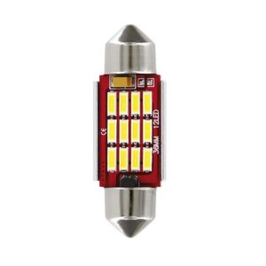 Lampa Λάμπα Αυτοκινήτου Mega-Led Hi-Power 12 White C5W Canbus LED 6500K Ψυχρό Λευκό 10-30V