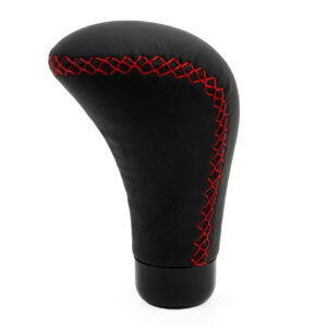 AMiO Μοχλός Ταχυτήτων Αυτοκινήτου Μαύρος με Κόκκινες Ραφές Κωδικός: 01345