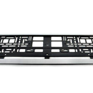 AMiO Πλαίσιο Πινακίδας Αυτοκινήτου Πλαστικό 52 x 12.5cm Ασημί 1τμχ Κωδικός: 01163