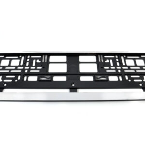 AMiO Πλαίσιο Πινακίδας Αυτοκινήτου Πίσω Πλαστικό 52 x 12.5cm Μαύρο Κωδικός: 01164