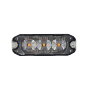 Lampa Μπάρα Σήμανσης Αυτοκινήτου LED 12 / 24V Αδιάβροχη 8.8cm με Πορτοκαλί Φωτισμό Κωδικός: L7298.9