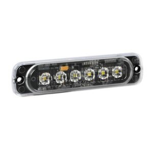 Lampa Μπάρα Σήμανσης Αυτοκινήτου LED 12 / 24V Αδιάβροχη 11.3cm με Λευκό Φωτισμό Κωδικός: L7299.6