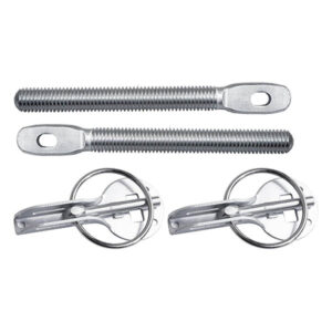 Simoni Racing Προφυλακτήρας Αυτοκινήτου Άγκιστρα Καπό Αλουμινίου 2τμχ Συμβατός με Κωδικός: SRBH/4