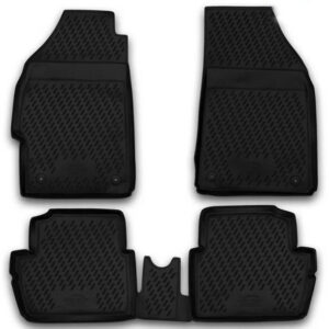 Novline Σετ Μπροστινά και Πίσω Πατάκια 4τμχ Τύπου Σκαφάκι για Chevrolet Spark 2010-2013 Μαύρα Κωδικός: NLC.08.14.210K