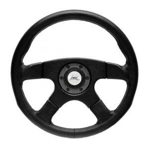 Luisi Τιμόνι Αυτοκινήτου Vincent από Πολυουρεθάνη με Διάμετρο 36.5cm Μαύρο Κωδικός: 836535/01S