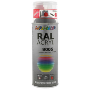 Dupli Color Σπρέι Βαφής Acryl Ακρυλικό με Γυαλιστερό Εφέ Μαύρο RAL 9005 400mlΚωδικός: 349836