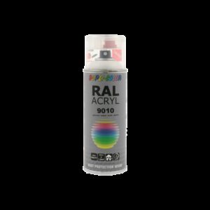 Dupli Color Σπρέι Βαφής Acryl Ακρυλικό με Γυαλιστερό Εφέ Λευκό RAL 9010 400mlΚωδικός: 349799