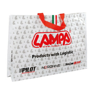 Lampa Χάρτινη Σακούλα Συσκευασίας με Χεράκι 54εκ. Λευκή Κωδικός: L9921.7
