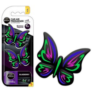 Aroma Car Αρωματική Καρτέλα Κρεμαστή Αυτοκινήτου Butterflies Blueberry Κωδικός: A83532