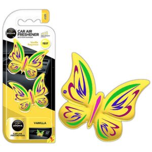 Aroma Car Αρωματική Καρτέλα Κρεμαστή Αυτοκινήτου Butterflies Vanilla Κωδικός: A83538