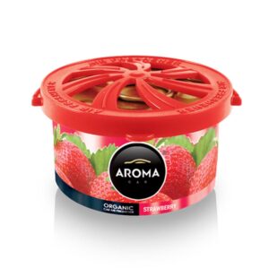 Aroma Car Αρωματική Κονσέρβα Κονσόλας/Ταμπλό Αυτοκινήτου Organic Strawberry 40gr Κωδικός: A92091