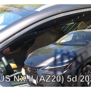 Heko Σετ Ανεμοθραύστες Αυτοκινήτου Μπροστινοί και Πίσω Σκούρο Φιμέ για Lexus NX AZ20 5D 2021+ 4τμχ Κωδικός: 30034