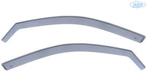 DGA Σετ Ανεμοθραύστες Αυτοκινήτου Μπροστινοί Σκούρο Φιμέ για Seat Exeo Audi A4 2τμχ Κωδικός: 02007