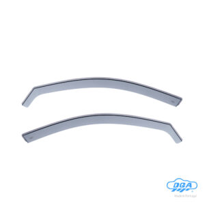 DGA Σετ Ανεμοθραύστες Αυτοκινήτου Μπροστινοί Σκούρο Φιμέ για Audi A1 2τμχ Κωδικός: 02020