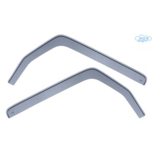 DGA Σετ Ανεμοθραύστες Αυτοκινήτου Μπροστινοί και Πίσω Σκούρο Φιμέ για Jeep Wrangler 2007+ 4τμχΚωδικός: 06206FR