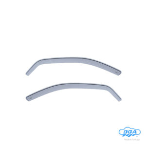 DGA Σετ Ανεμοθραύστες Αυτοκινήτου Μπροστινοί Σκούρο Φιμέ για Dacia Logan 2005-2013 2τμχ Κωδικός: 06401