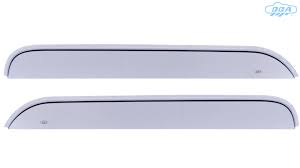 DGA Σετ Ανεμοθραύστες Αυτοκινήτου Πίσω Σκούρο Φιμέ για Dacia Duster 2017+ 2τμχ Κωδικός: 06407R