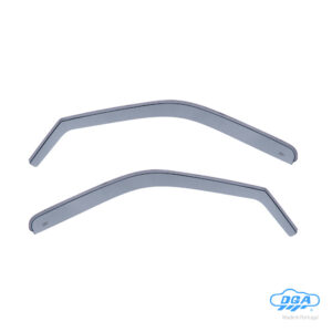 DGA Σετ Ανεμοθραύστες Αυτοκινήτου Μπροστινοί Σκούρο Φιμέ για Ford Fiesta 1995-2002 2τμχ Κωδικός: 08011