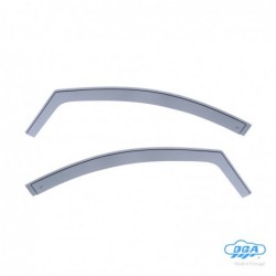 DGA Σετ Ανεμοθραύστες Αυτοκινήτου Μπροστινοί Σκούρο Φιμέ για Ford Ka 2008-2016 2τμχ Κωδικός: 08043