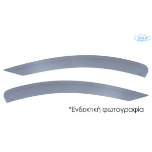 DGA Σετ Ανεμοθραύστες Αυτοκινήτου Μπροστινοί Σκούρο Φιμέ για Opel Corsa 2000-2006 2τμχ Κωδικός: 118027