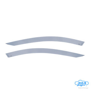 DGA Σετ Ανεμοθραύστες Αυτοκινήτου Μπροστινοί Σκούρο Φιμέ για Opel Astra 2004-2009 2τμχ Κωδικός: 118034