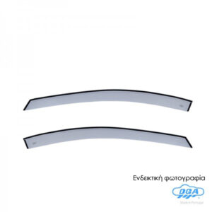 DGA Σετ Ανεμοθραύστες Αυτοκινήτου Μπροστινοί Σκούρο Φιμέ για Toyota Avensis 2009+ 2τμχ Κωδικός: 123061