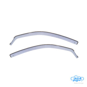 DGA Σετ Ανεμοθραύστες Αυτοκινήτου Μπροστινοί Σκούρο Φιμέ για Nissan Micra 2003-2012 2τμχ Κωδικός: 17024