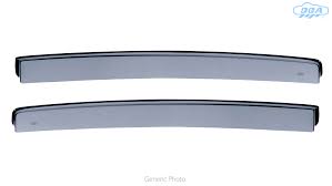 DGA Σετ Ανεμοθραύστες Αυτοκινήτου Πίσω Σκούρο Φιμέ για Nissan Juke 2019+ 2τμχ Κωδικός: 17047R