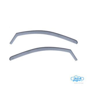 DGA Σετ Ανεμοθραύστες Αυτοκινήτου Μπροστινοί Σκούρο Φιμέ για Opel Corsa 2τμχ Κωδικός: 18026