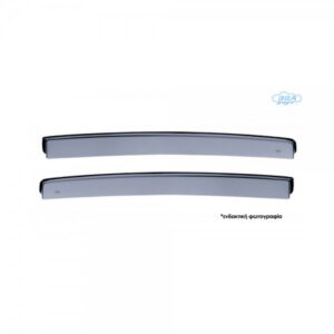 DGA Σετ Ανεμοθραύστες Αυτοκινήτου Πίσω Σκούρο Φιμέ για Renault Zoe 2013+ 2τμχ Κωδικός: 20051R