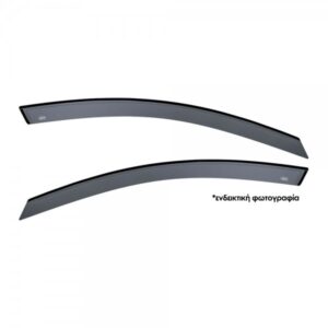 Heko Σετ Ανεμοθραύστες Αυτοκινήτου Μπροστινοί Σκούρο Φιμέ για Renault Scenic 2024+ 2τμχ Κωδικός: 27032