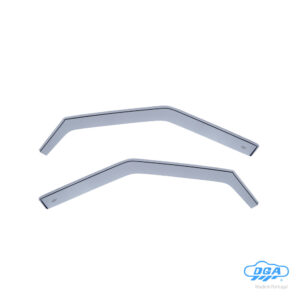 DGA Σετ Ανεμοθραύστες Αυτοκινήτου Μπροστινοί Σκούρο Φιμέ Universal 2τμχ Κωδικός: 21022