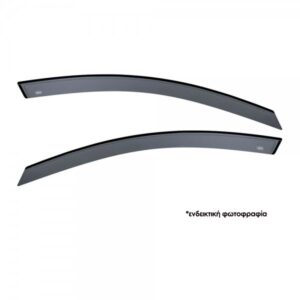 DGA Σετ Ανεμοθραύστες Αυτοκινήτου Μπροστινοί Σκούρο Φιμέ για Seat Leon 2013+ 2τμχ Κωδικός: 22026