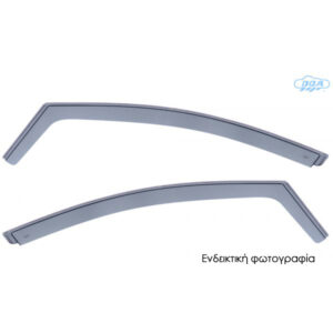 DGA Σετ Ανεμοθραύστες Αυτοκινήτου Μπροστινοί Σκούρο Φιμέ για Skoda Superb 2008-2015 2τμχ Κωδικός: 22107