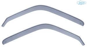 DGA Σετ Ανεμοθραύστες Αυτοκινήτου Μπροστινοί Σκούρο Φιμέ για Toyota Hiace 1990-1995 2τμχ Κωδικός: 23008