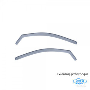 Ζευγαρι Μπροστινοι Ανεμοθραυστες Toyota 4-runner 4d 1990-1995 Hilux Double Cab 5d 1989-1997 Ευκαμπτο Χυτο Ακρυλικο Γυαλι Cast Acrylic Glass Dga 2 Τεμ Κωδικός: 23017