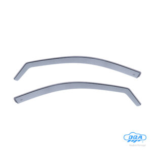 DGA Σετ Ανεμοθραύστες Αυτοκινήτου Μπροστινοί Σκούρο Φιμέ για Toyota Corolla 4D 2002-2007 / Corolla 5D 2001-2007 2τμχ Κωδικός: 23038