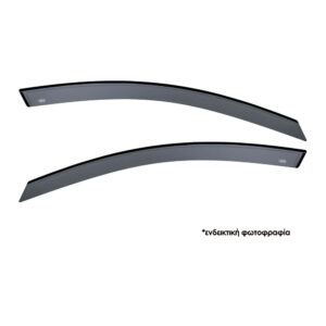DGA Σετ Ανεμοθραύστες Αυτοκινήτου Μπροστινοί Σκούρο Φιμέ για Toyota Aygo 2022+ 2τμχ Κωδικός: 23087