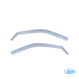 DGA Σετ Ανεμοθραύστες Αυτοκινήτου Μπροστινοί Σκούρο Φιμέ για Volkswagen Polo 2τμχ Κωδικός: 24009