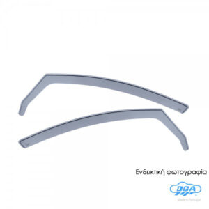 DGA Σετ Ανεμοθραύστες Αυτοκινήτου Μπροστινοί Σκούρο Φιμέ για Volkswagen Golf / Golf Plus 2τμχ Κωδικός: 24034