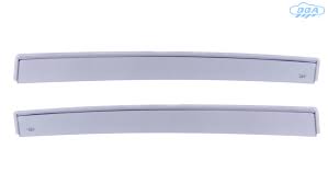 DGA Σετ Ανεμοθραύστες Αυτοκινήτου Πίσω Σκούρο Φιμέ για Volkswagen Golf 2013+ 2τμχ Κωδικός: 24045R