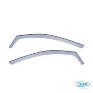 DGA Σετ Ανεμοθραύστες Αυτοκινήτου Μπροστινοί Σκούρο Φιμέ για Volkswagen Polo 2τμχ Κωδικός: 24039