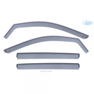 DGA Σετ Ανεμοθραύστες Αυτοκινήτου Μπροστινοί και Πίσω Σκούρο Φιμέ για Citroen C4 Picasso 2013+ 4τμχ Κωδικός: 06042FR